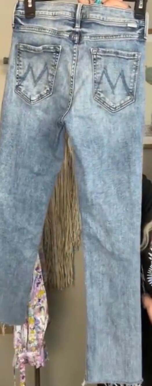 024 Mother The Dazzler High-Rise Ankle Straight Leg Jeans - Picture 4 of 7